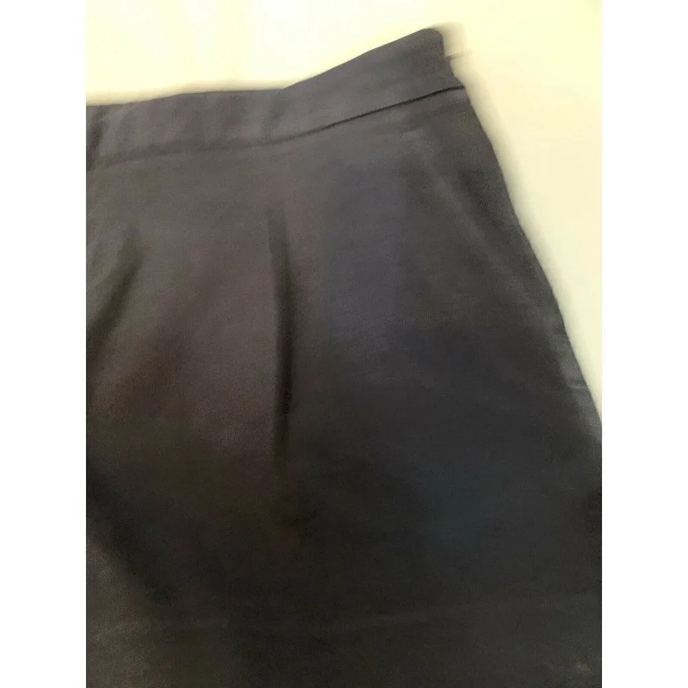 Theory Womens Solid Navy Blue Mid Rise Shorts 4 Small